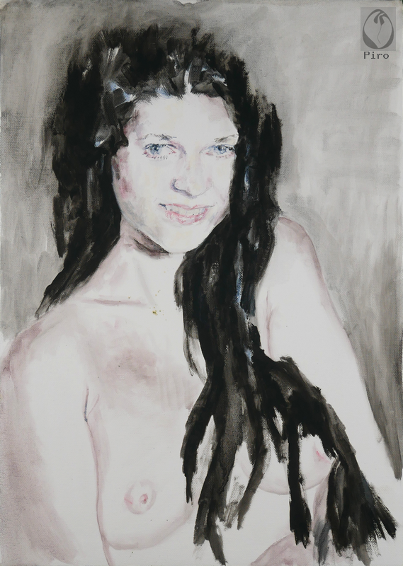 oil on canvas - olio su tela di Piro